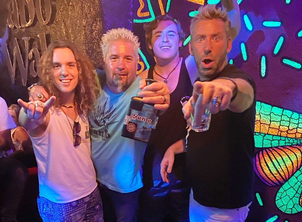 RED VOODOO PARTIES WITH GUY FIERI AND NICKLEBACK’S CHAD KROEGER AT SAMMY HAGAR’S CABO WABO BIRTHDAY BASH!