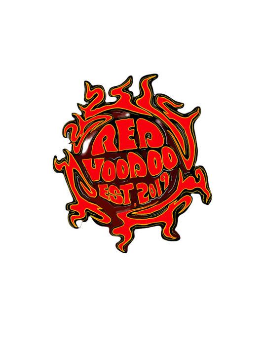 Red Voodoo 'Surf" Sticker