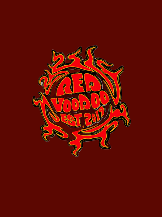 Red Voodoo 'Surf" Sticker